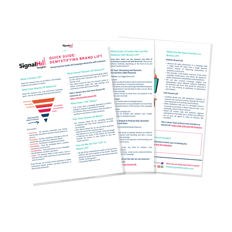 What Can We Measure with Brand Lift? Signal Hill Insights